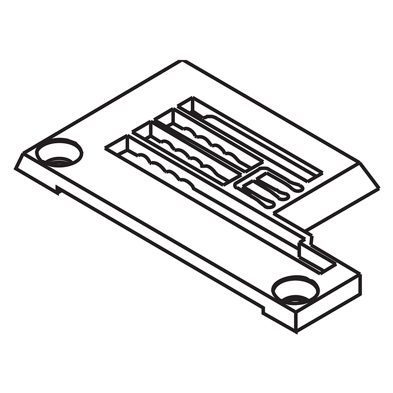 Y3208108 Needle Plate — Needle Plate for Yamato Coverstitch Machine Suitable for machine: