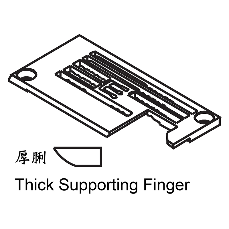 257102C64 Needle Plate — Needle Plate for Pegasus Coverstitch Machine Suitable for machine: