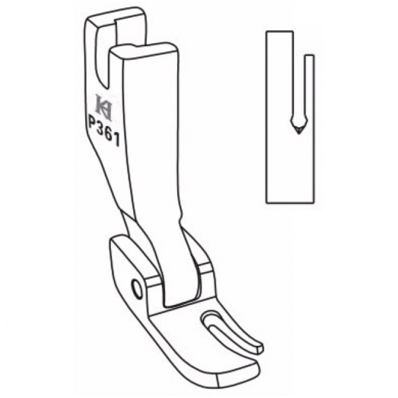 P361 Cording Feet — Right Cording Feet (Narrow)