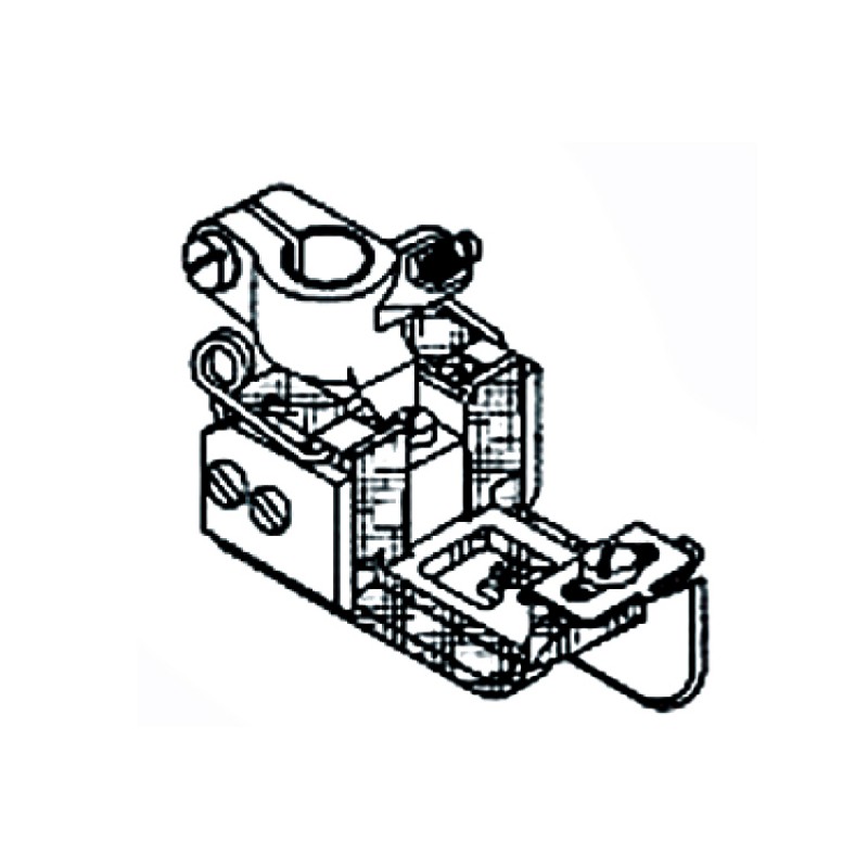 CF3700 Anti-static Presser Foot — Anti-static Presser Foot with Center Guide for Coverstitch Machine Center guide is adjustable and removable. Presser Bar Internal Diameter: 6.0mm