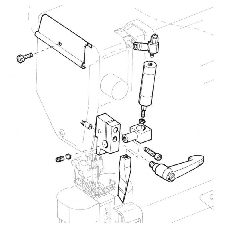 KG768VP Pneumatic Guiding Set — Pneumatic guiding set for 768