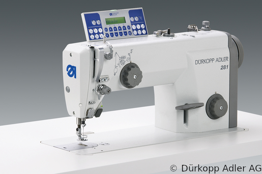 281-160362-03 Dürkopp Adler 1-Needle lockstitch flatbed bottom feed sewing machine (0281 990065 001)