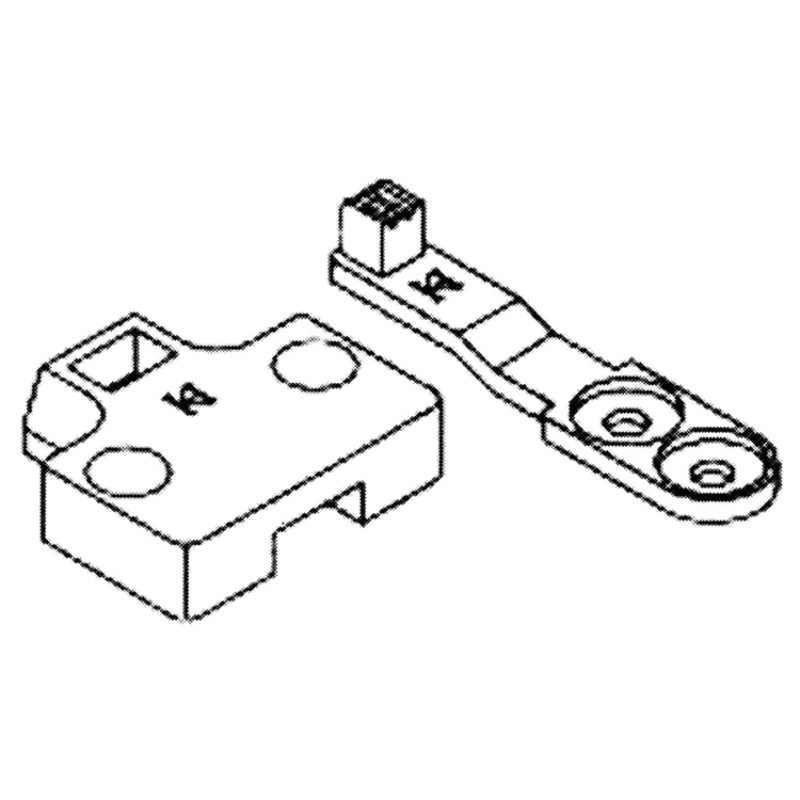 245-S3 Needle Plate + 245-S4 Feed Dog — Needle Plate and Feed Dog for Juki 245