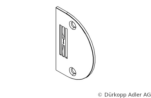 0271 006522 — throat plate