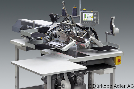 745-35 B Dürkopp Adler 2-Needle lockstitch runstitching of piped pockets, flap pockets and welt pockets sewing automat (0745 991023 011)