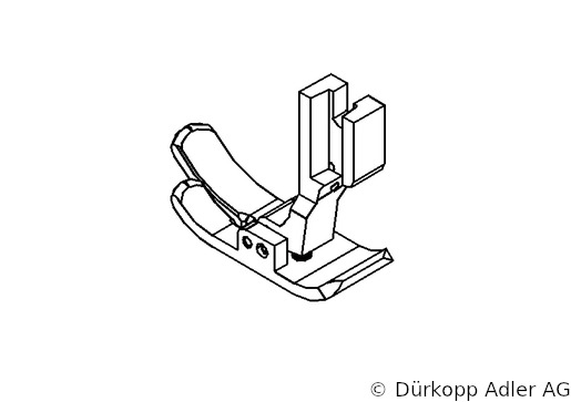 0211 000759 — hinged presser foot