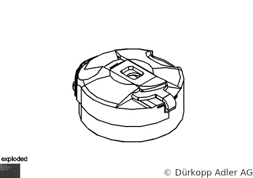 0667 152044 — Шпульный колпачок — Футляр для шпульки