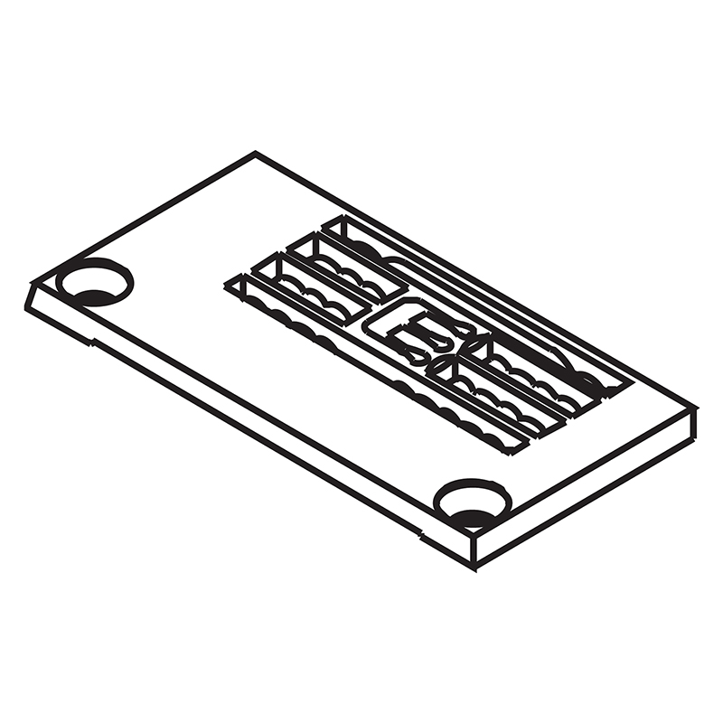 Y3108133 Needle Plate — Needle Plate for Yamato Coverstitch Machine Suitable for machine: