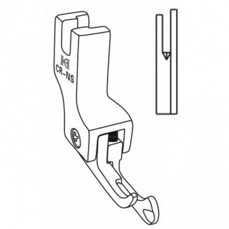CR-NS Right Compensating Feet — Right Compensating Zipper Feet
