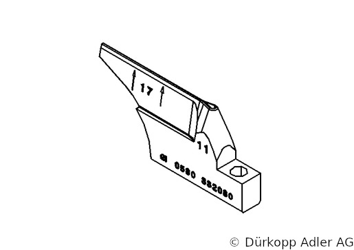 0580 332080 — нож NR.11 36 — Нож №11 36