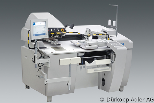 806N-121-01 Dürkopp Adler 1-Needle lockstitch automatic sewing unit for setting of pockets (0806 991007 013)