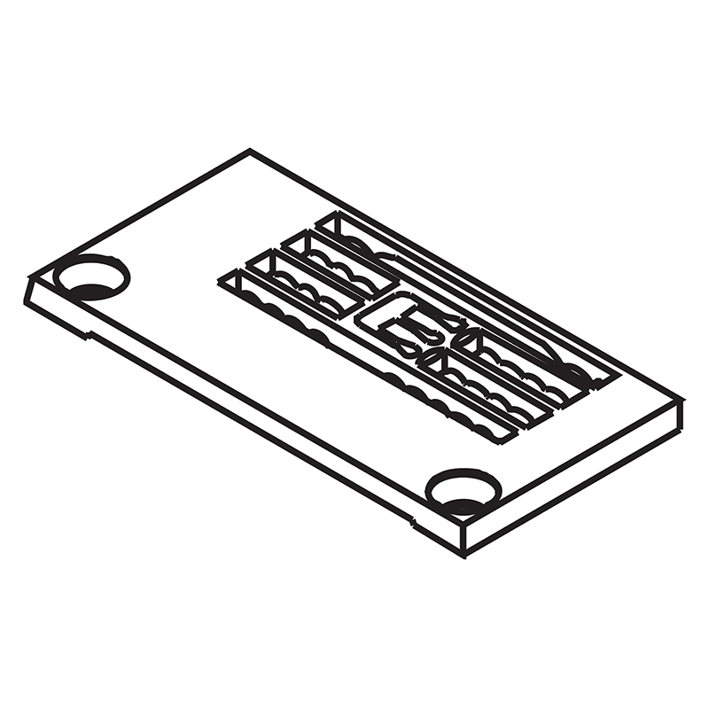 14-854 Needle Plate — Needle Plate for Kansai Special Coverstitch Machine Suitable for machine: