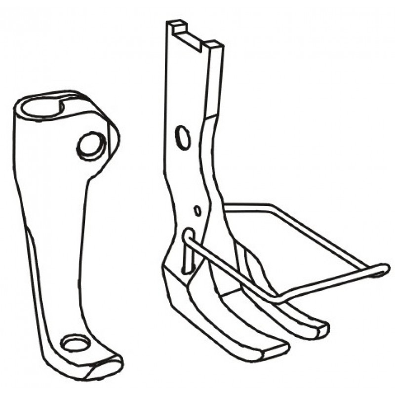 KP1510W Presser Feet — Presser foot width : 14 mm Feeding foot width : 6 mm