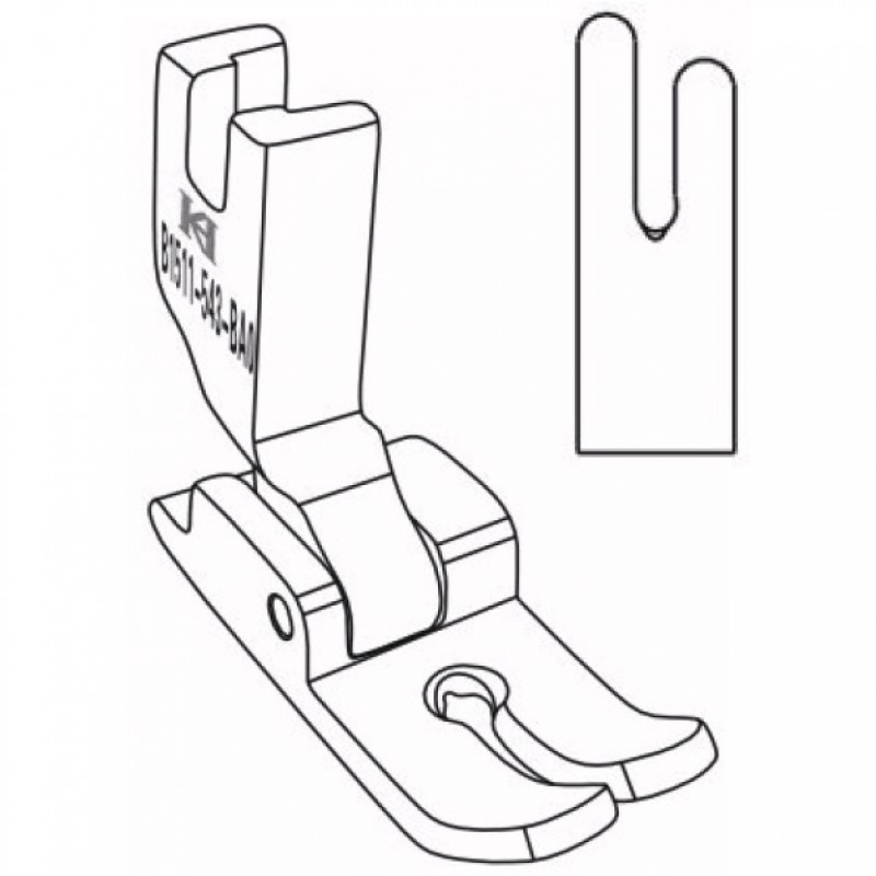 B1511-543-BA0 Standard Feet — Standard Feet for Heavy Duty (Same as P127)