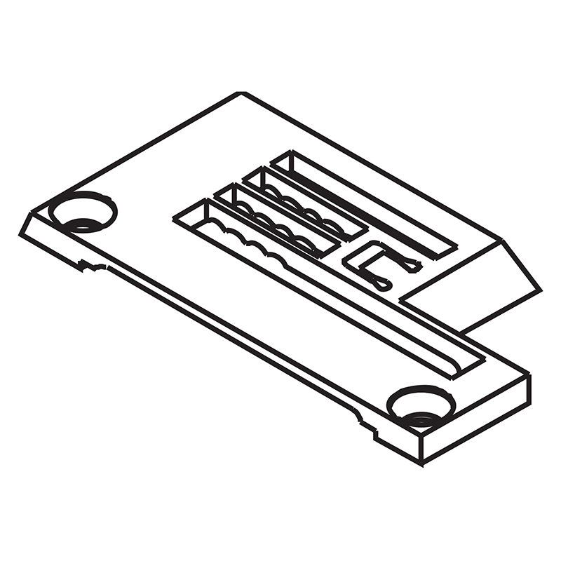 14-736 Needle Plate — Needle Plate for Kansai Special Coverstitch Machine Suitable for machine: