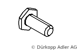0219 002605 — hexagonal screw
