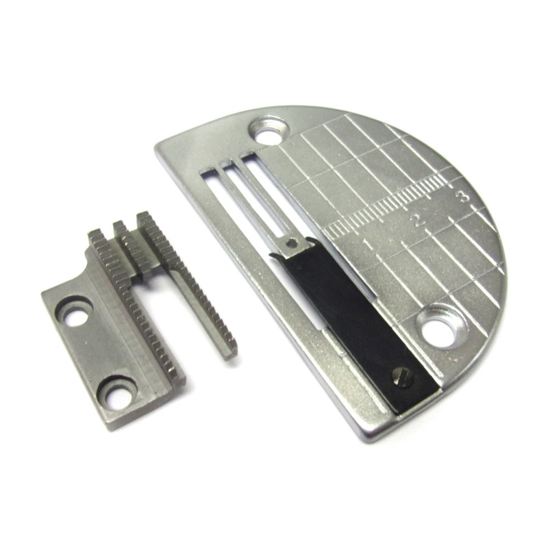 APS-10 Needle Plate + APS-12 Feed Dog — Needle Plate and Feed Dog for Anti-Puckering
