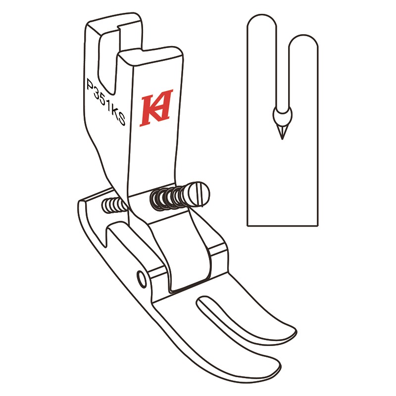 P351KS Up Tail Feet — Up Tail Feet (Adjustable)