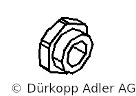 0195 004535 — shoulder nut