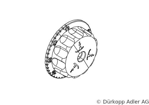 0281 130590 — регулировочное колесо — Юстировочный ролик