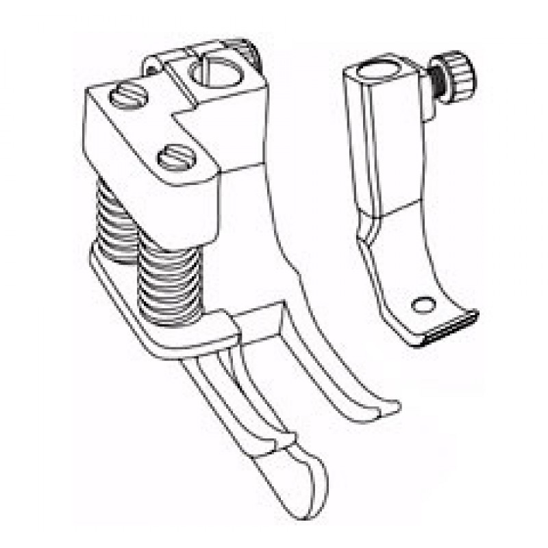 GL867H Guiding Feet — Deeper left guide with balancing spring for EXTREME HEAVY DUTY