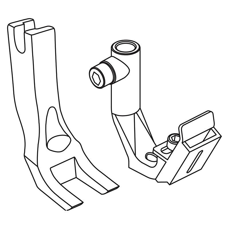 KP267TP Tape Attaching Feet — Single Needle Tape Attaching Feet