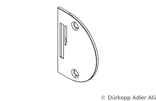 0271 006523 — throat plate