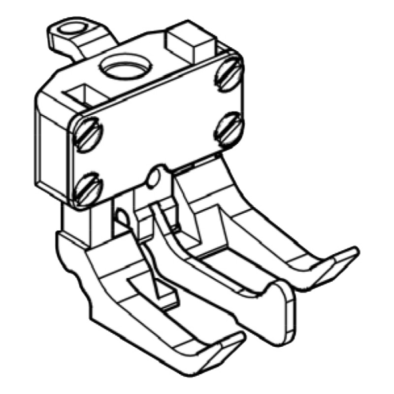KP768CC Presser Foot — Compensating Presser Foot with Center Guide
