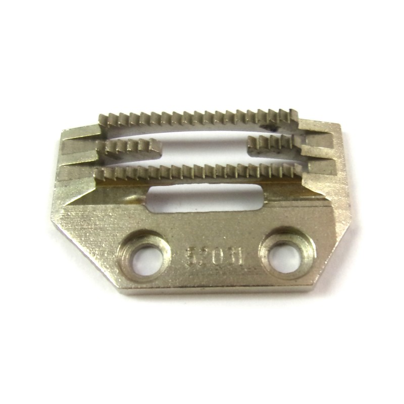 52031 Feed Dog — Feed Dog for Single Needle Lockstitch Flat Bed Machine Teeth in Mid-row: 6T + 5T
