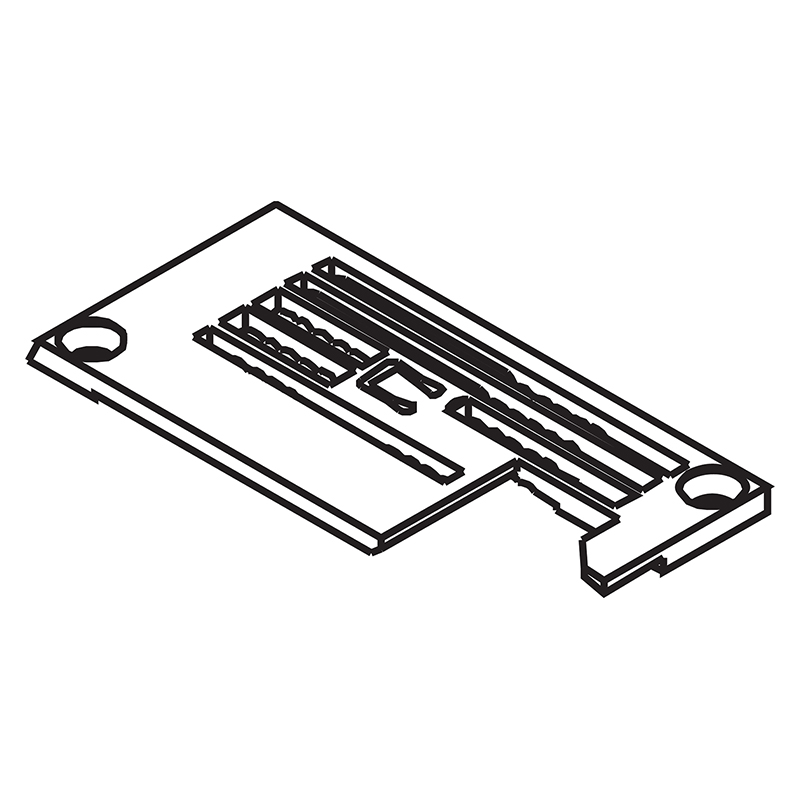 257100B48 Needle Plate — Needle Plate for Pegasus Coverstitch Machine Suitable for machine: