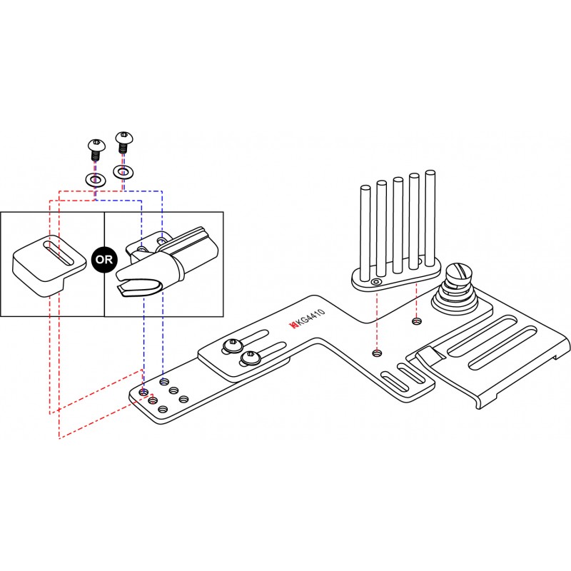 KG4410-48C Binding Attachment Set — Binding Attachment Set for Mitsubishi LU2-4410
