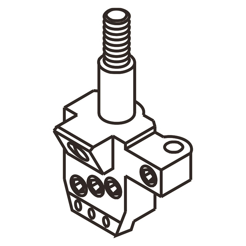 257518 Needle Clamp — Needle Clamp for Pegasus Coverstitch Machine Suitable for machine: