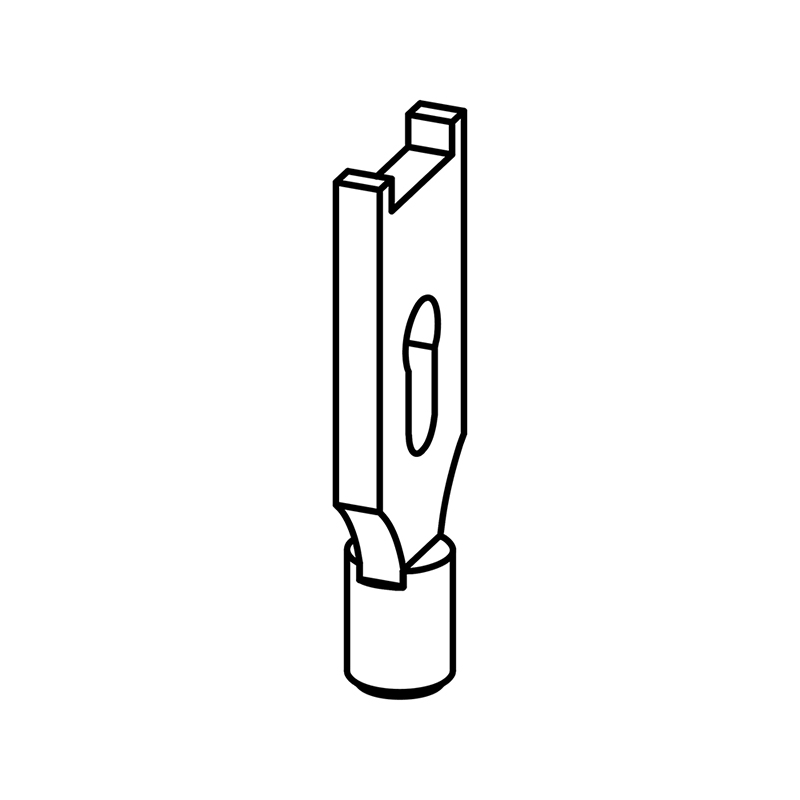 KB-PF3 Presser Foot Holder Converter — Presser Foot Holder Converter Conversion part diameter: 6mm *Need to adjust the height of the presser foot bar to use.