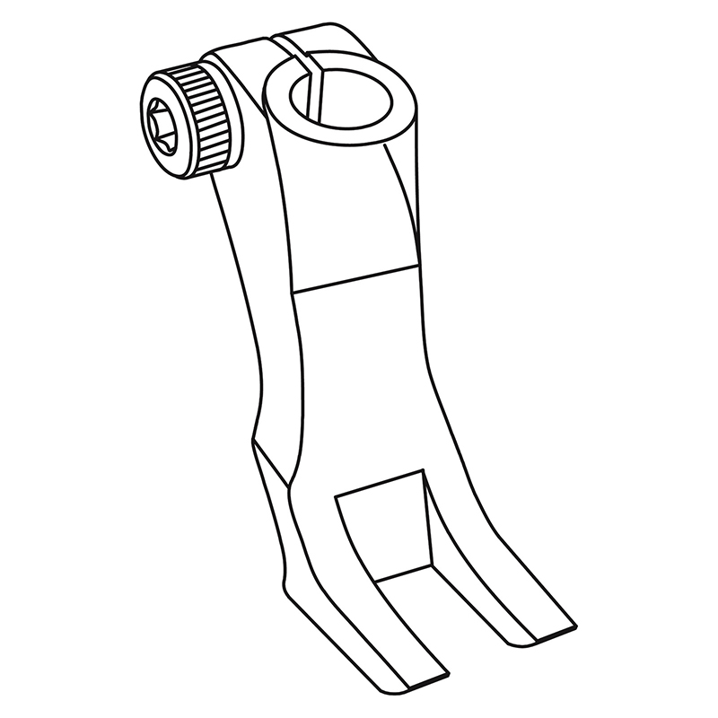 KP367TP-O Presser Foot — Presser Foot for Single Needle Tape Attaching Feet