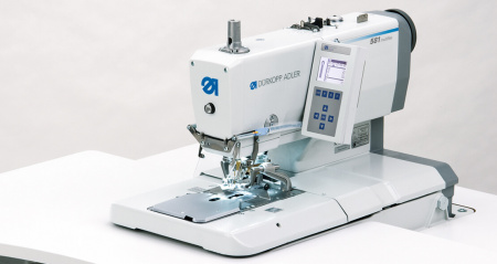 Durkopp Adler 581 One-Needle two thread-chainstitch CNC-controlled eyelet buttonholer