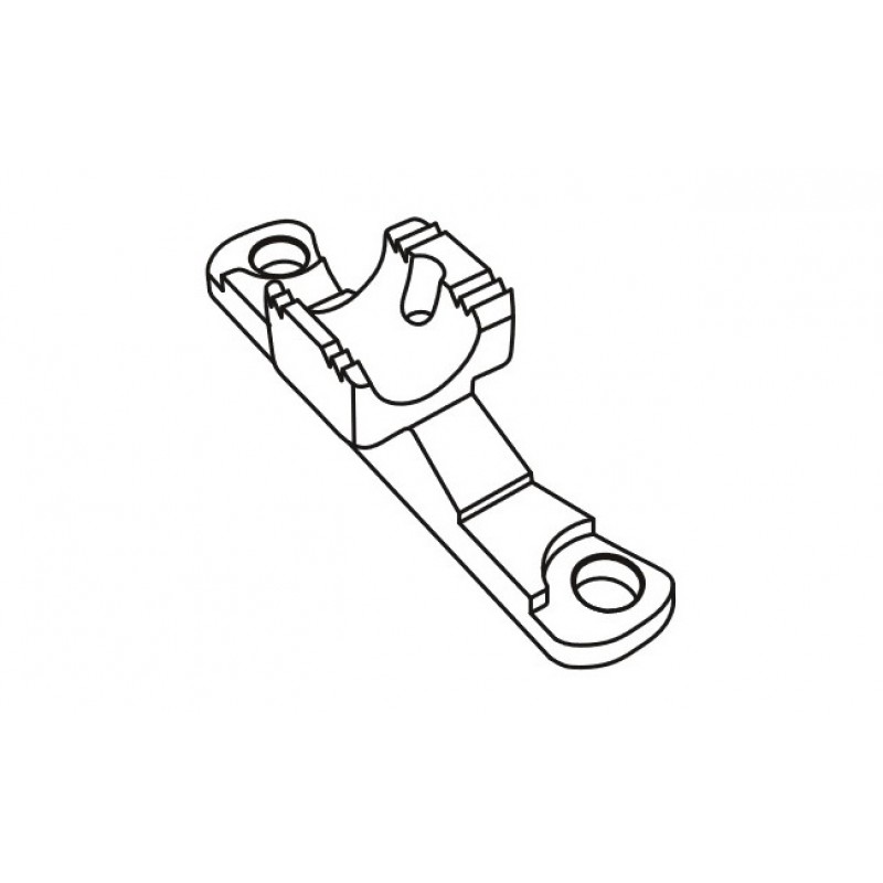 KH867-HFD Feed Dog — Groove feed dog for larger piping Used together with KH867-HNP needle plate Groove Width: 6mm or 9mm