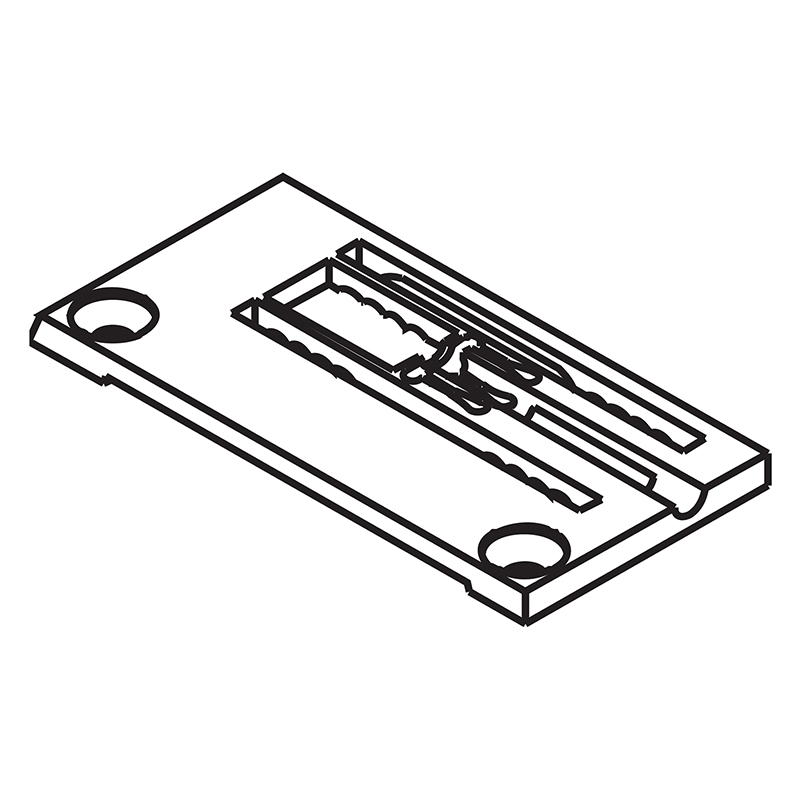 Y3108054 Needle Plate — Needle Plate for Yamato Coverstitch Machine Suitable for machine: