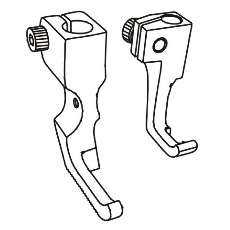 KP295RN Cording Feet — Stitching on edges at the right side of needle
