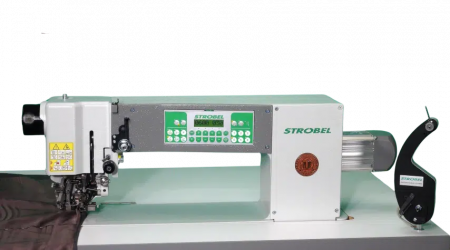STROBEL 710: швейная машина челночного стежка для подшивания подкладки в куртках/пальто