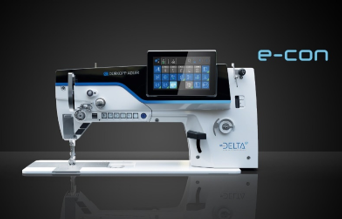 Durkopp Adler D867- e-con | Innovative and digitalized flatbed machines for perfect lockstitch seams in medium-heavy duty applications