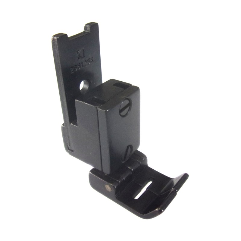 266125K Compensating Foot — Compensating Foot for Singer / Juki Zigzag Machine For thick fabric. Needle Hole Width : 10.5mm Presser Foot Total Width : 17.5mm