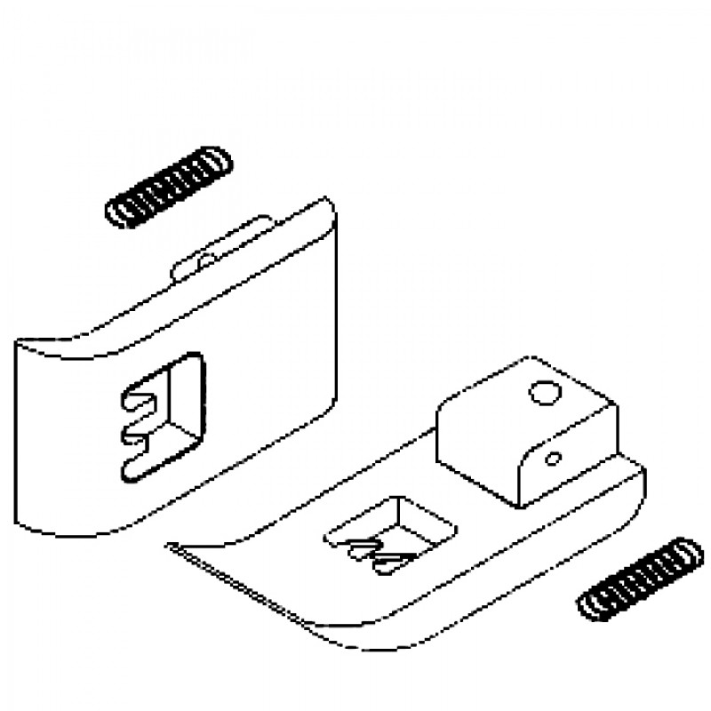 528TB Teflon Foot Base — Teflon Presser Foot Base for Coverstitch Machine