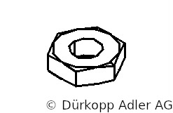 0211 003028 — hexagonal nut