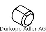 0244 000700 — threaded pin