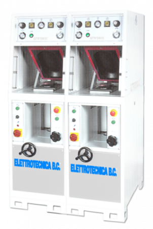 Elettrotecnica BC Mod 162 PS Пневматическая сборочная машина для подошв с 2 станциями.