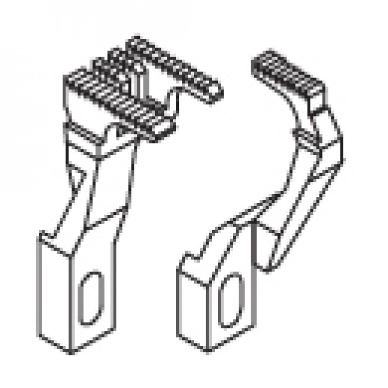 257209-16F Main Feed Dog + 257261-16F Differential Feed Dog — Feed Dog for Pegasus Coverstitch Machine Suitable for machine: