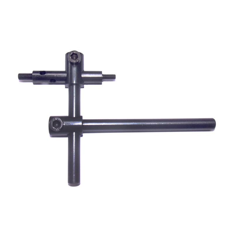 KHF111 — Brackets for KHF Folder Both sides of the different screws can be used with most of the models of double-needle and cover-stitch machines. Diameter of the long bar : 8 mm Diameter of installing screw: 5mm / 4mm Thread space of installing screw: 0.8mm / 0.7mm