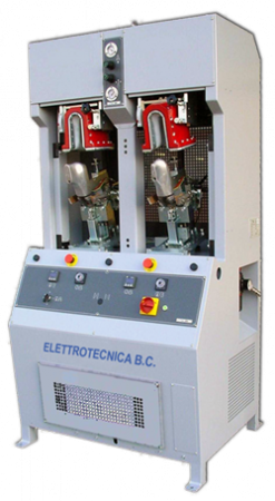 Elettrotecnica BC Mod 418 / 2C Back-part moduling machine with 2 hot stations