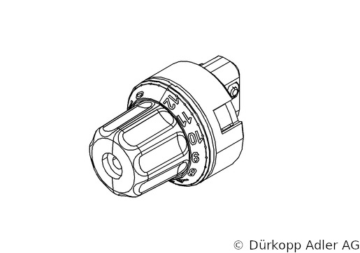 0667 165354 — регулировочное колесо — Юстировочный ролик
