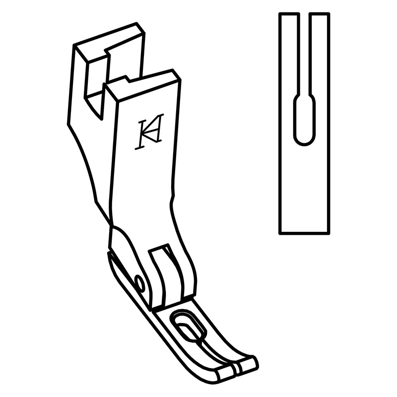 P363-NF Zipper Feet — Needle Feed Zipper Feet